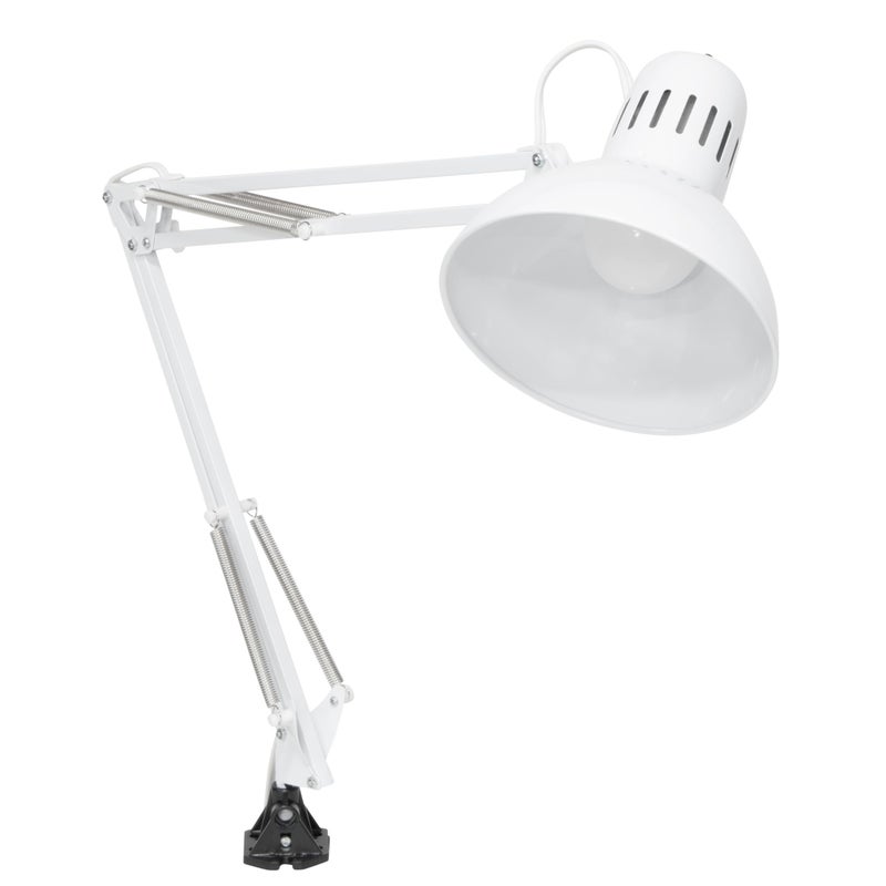 SD STUDIO DESIGNS Studio Designs Swing Arm Lamp, 13-watt, White, 6.5" W x 7" D x 36" H - Image 1